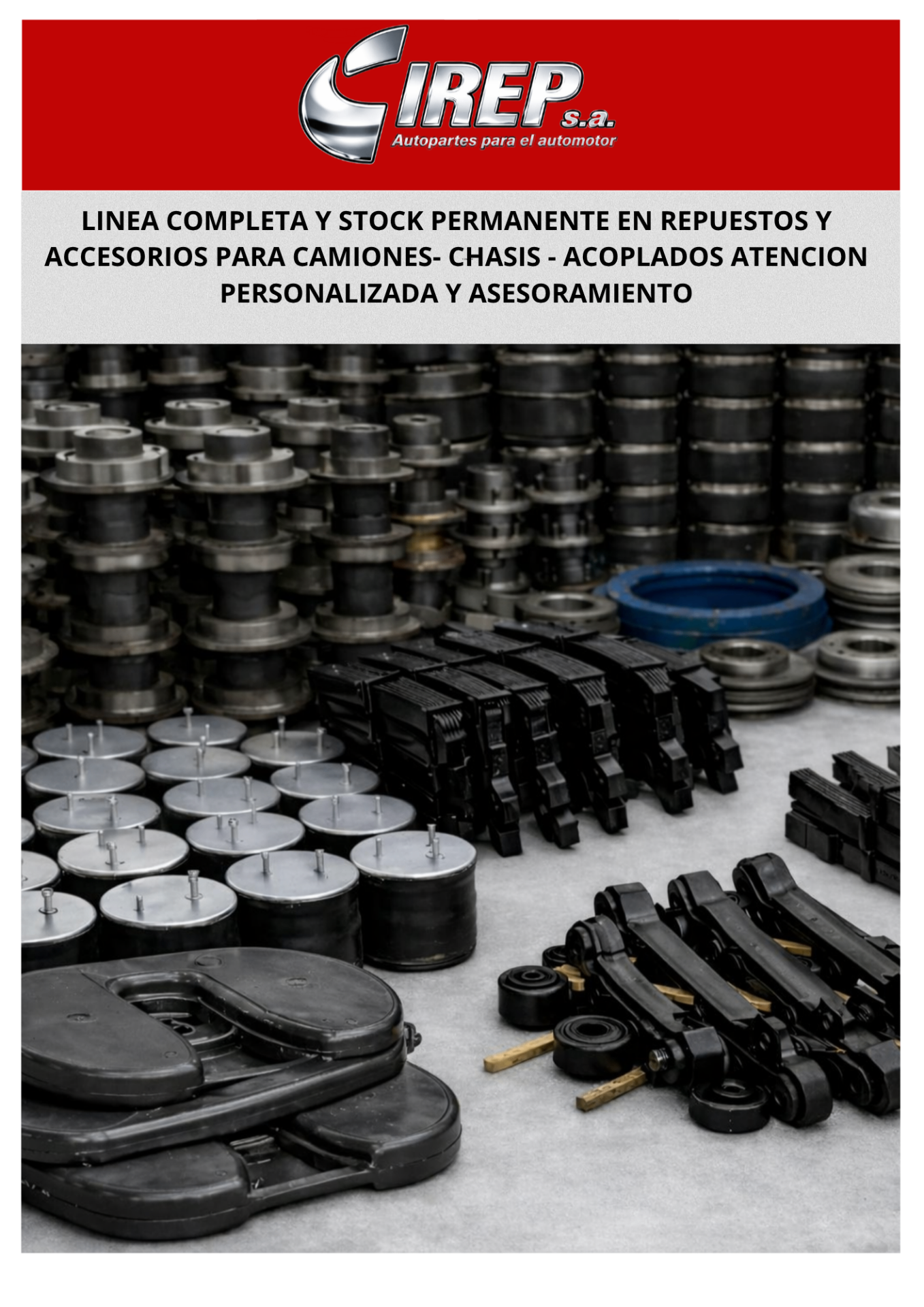 Repuestos de Línea completa y accesorios para camiones